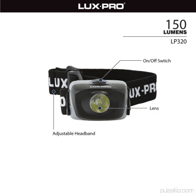 LUX-PRO LP320 3-MODE LED HEADLAMP
